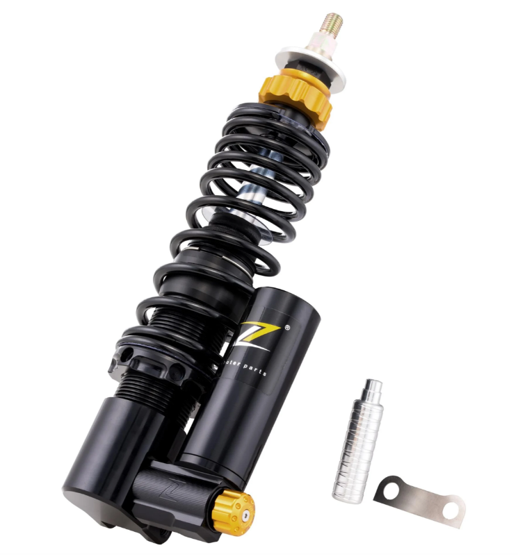 Voorschokdemper ZELIONI "Black Edition" voor Vespa ET2/ET4/LX/LXV/S 50-150ccm, zwart