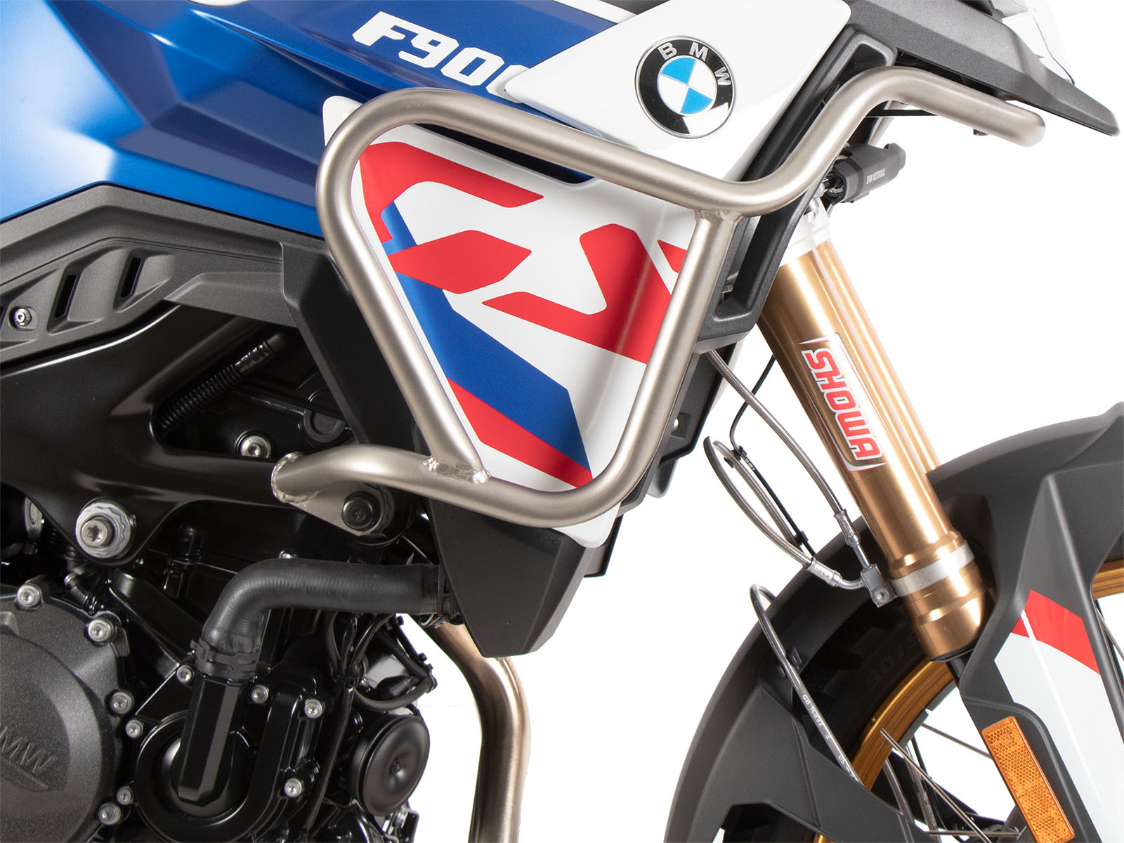Roestvrijstalen tankbeschermer voor BMW F 900 GS (24-) Hepco & Becker