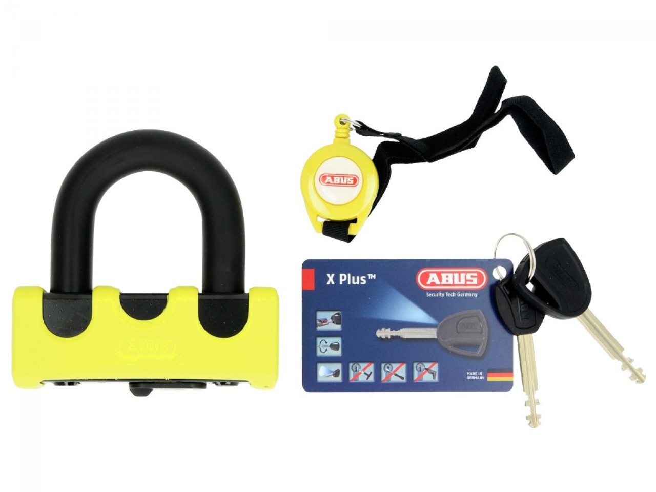 ABUS beugelslot Granit Power XS 67 voor motorfiets, scooter & Vespa