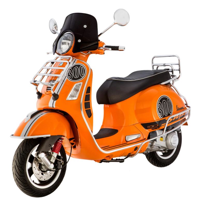 Flyscreen ERMAX Piccolo voor Vespa GTS/GTS Super/GT/GT L (-'22), zwart getint