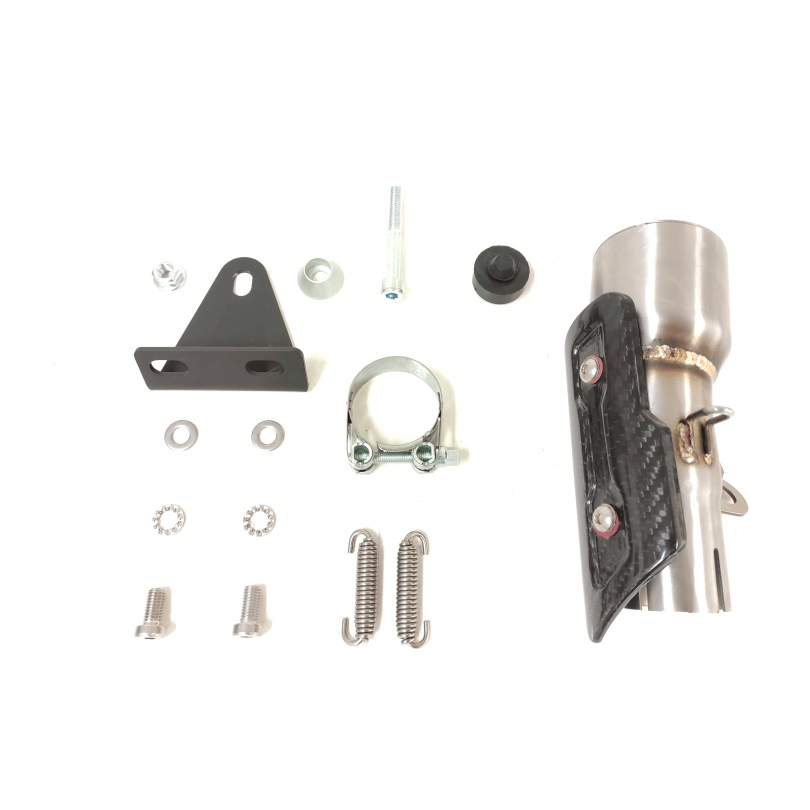 IXIL RC achterdemper Honda X-ADV 750 /Forza 750, roestvrij staal zilver, E-goedgekeurd, Euro3+4+5