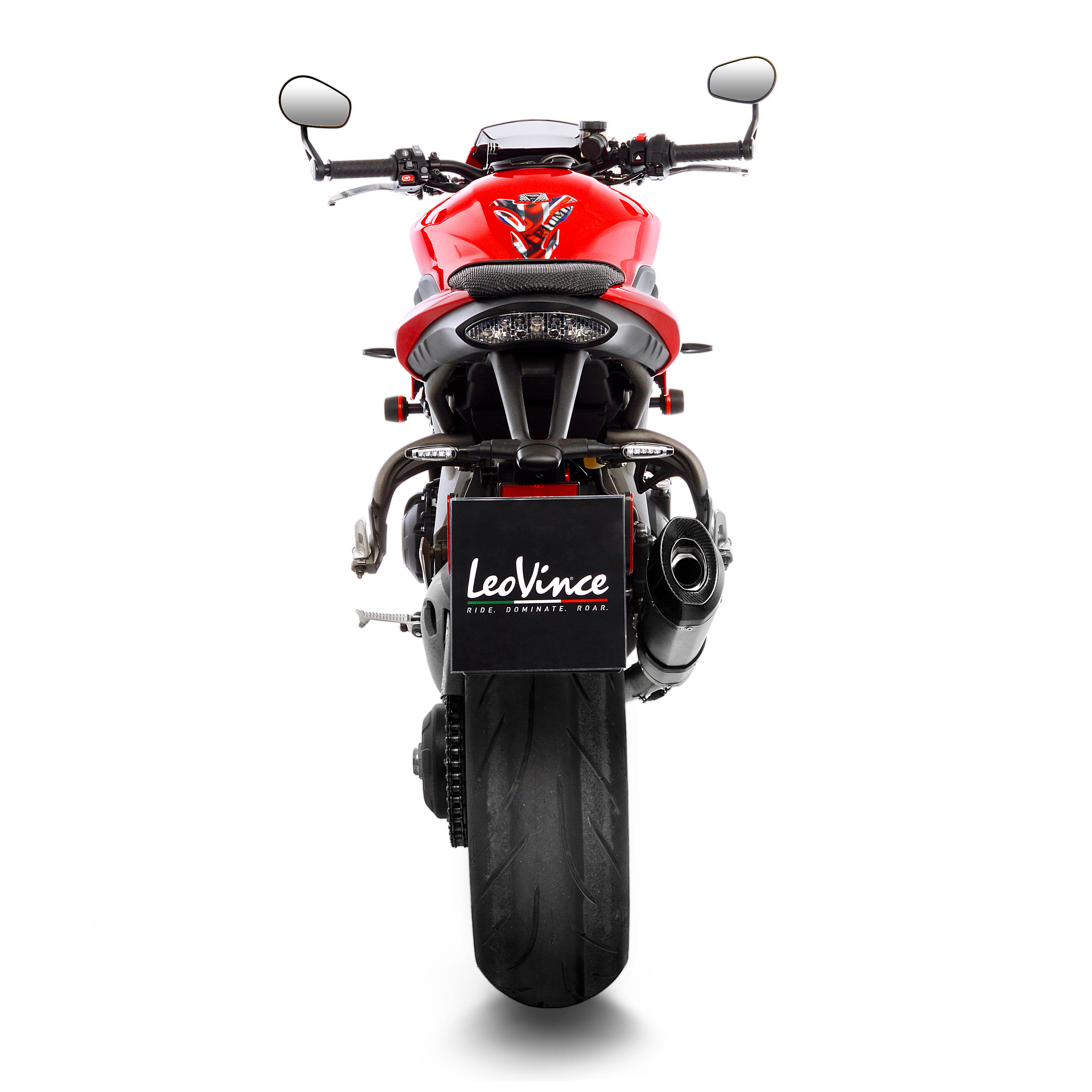 LeoVince uitlaatsysteem Factory S, roestvrij staal, slip on voor Triumph Speed Triple 1050 RS / S (18-19)