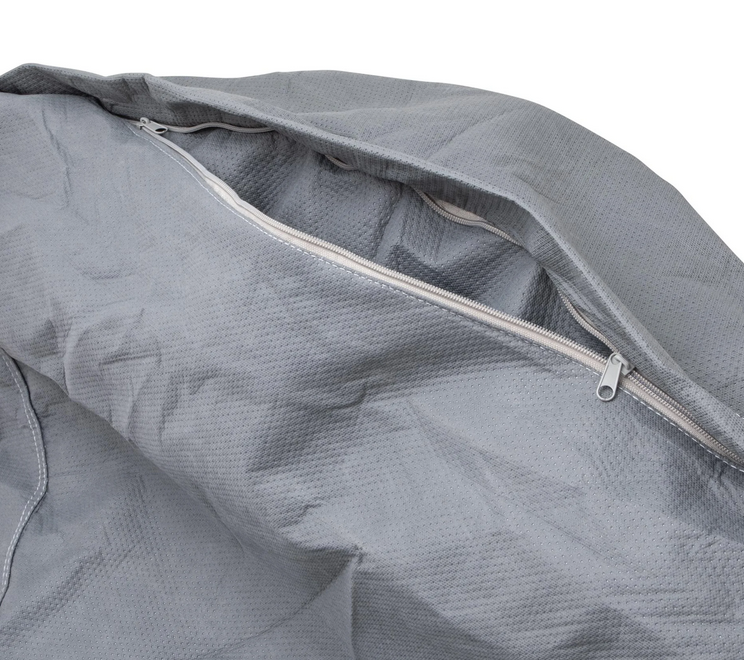 Inklapbare garage Indoor PREMIUM 2.0 voor Vespa ET2/ET4/LX/LXV/S/Primavera/Sprint, maat L, grijs