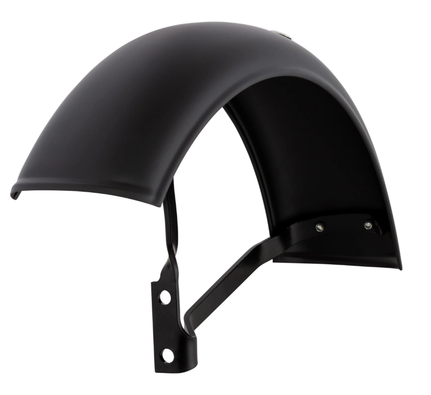 Spatbord Garelli voor Vespa PX 80-200ccm, metaal, mat zwart
