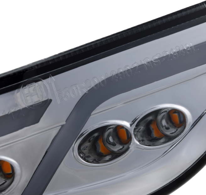 Richtingaanwijzerset voor & achter voor Vespa Primavera/Sprint 125-150cc 2T/4T AC, getint