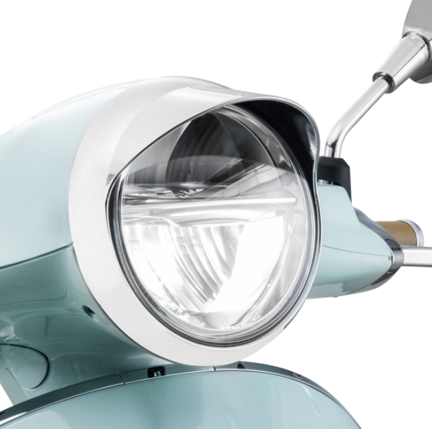 Lamp ring voor Vespa Primavera 50-125ccm 2T/4T, chroom
