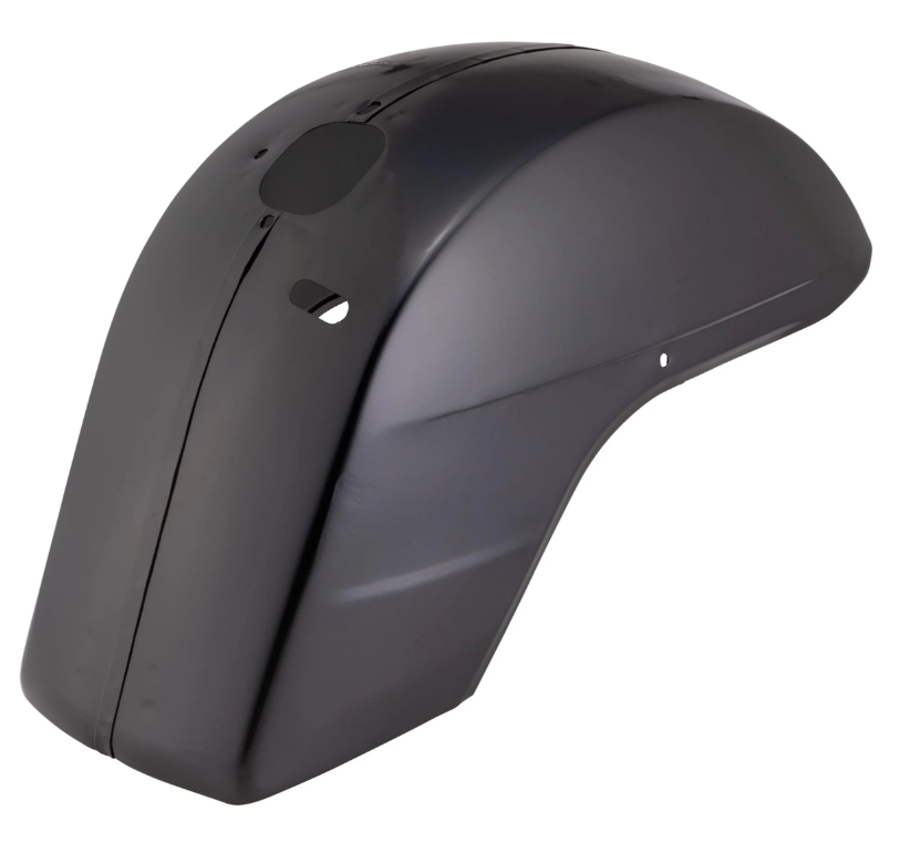 FA ITALIA spatbord voor Vespa PX 80-200cc, metaal, zwart