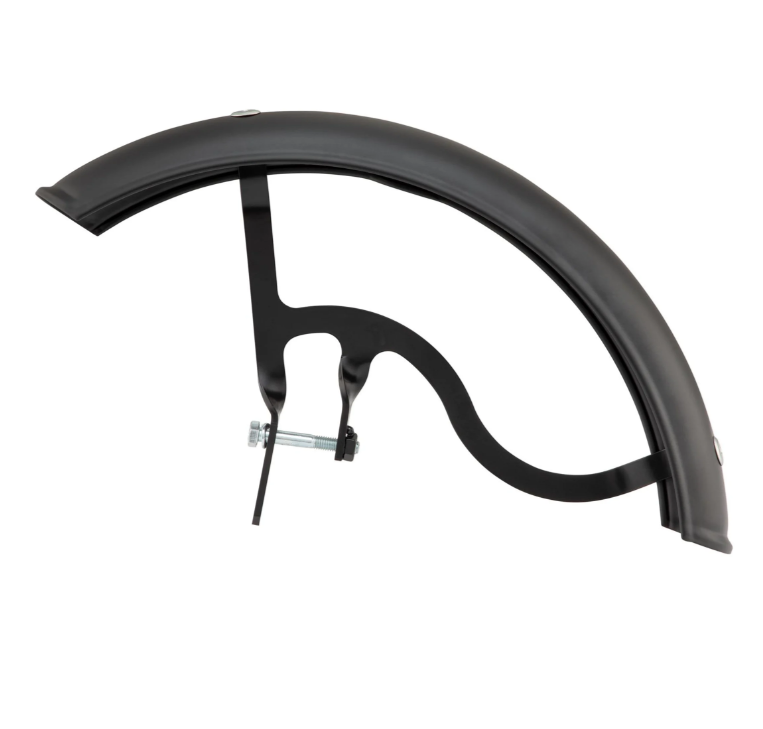 Spatbord Garelli voor Vespa PX 80-200ccm, metaal, mat zwart