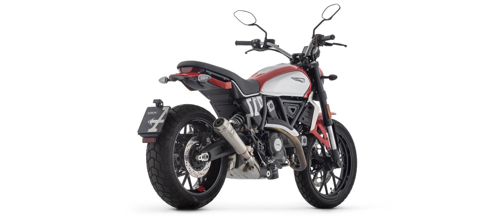 ARROW uitlaat PRO-RACE roestvrij staal voor Ducati Scrambler 800 (23-)