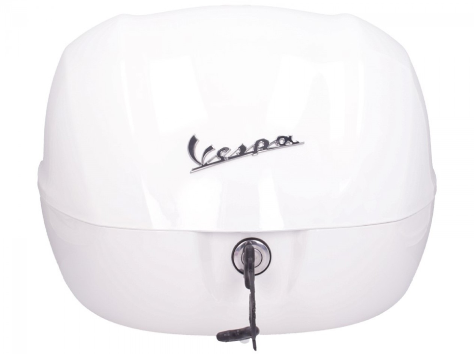 Originele topkoffer 32 l. voor Vespa Primavera / Sprint / GTS / PX - Wit Montebianco / Innocenza 544