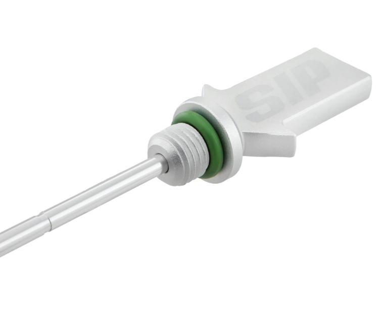 Oliepeilstok versnellingsbakolie, zilver mat