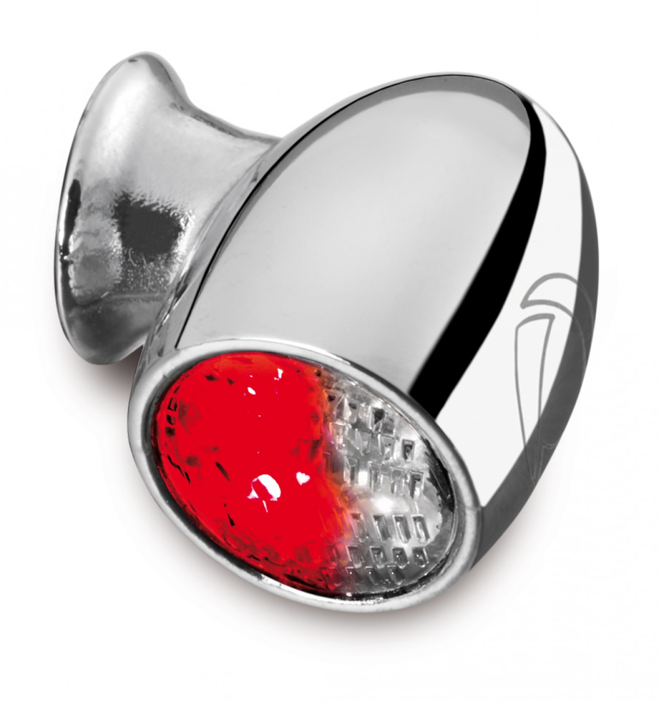 Kellermann knipperlicht, achterlicht en remlicht, Atto DF, staal, LED, HL/HR 12 V, glanzend chroom