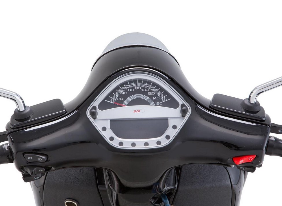 Toerenteller/snelheidsmeter voor Vespa GTS/GTS Super 125-300cc ('14-'16), zilver