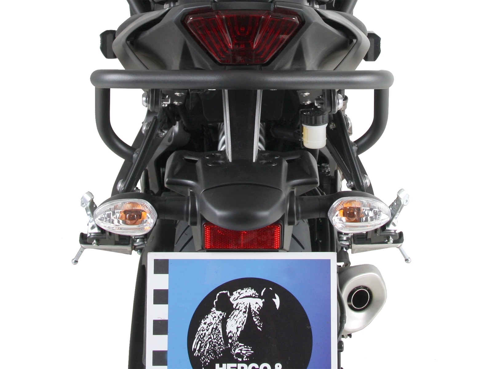 Achterscherm Lock it antraciet voor Yamaha MT-07 (Bj.18-) Hepco & Becker