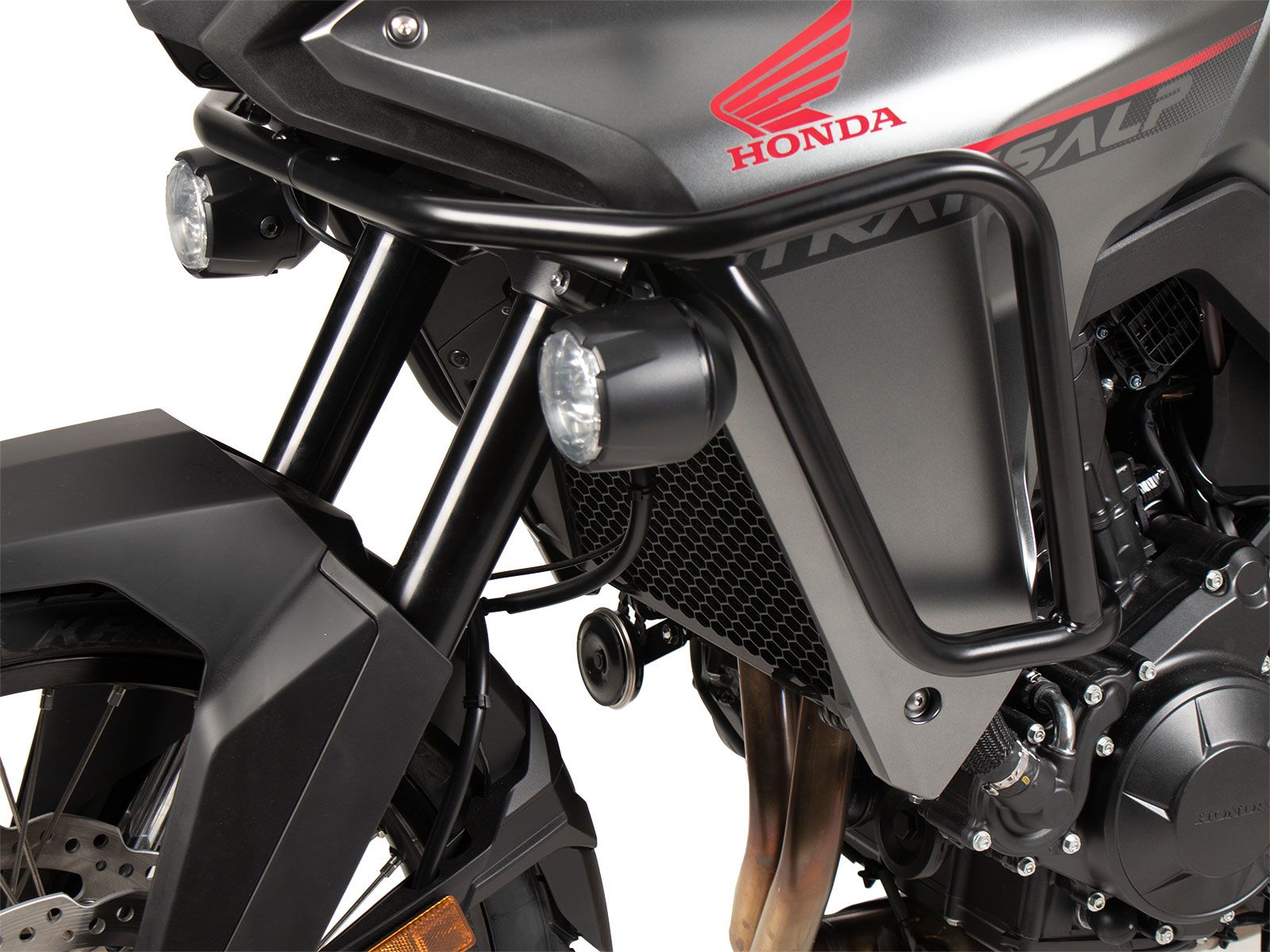 Zwarte tankbeschermbeugel voor Honda XL 750 Transalp / E-Clutch (25-) Hepco & Becker