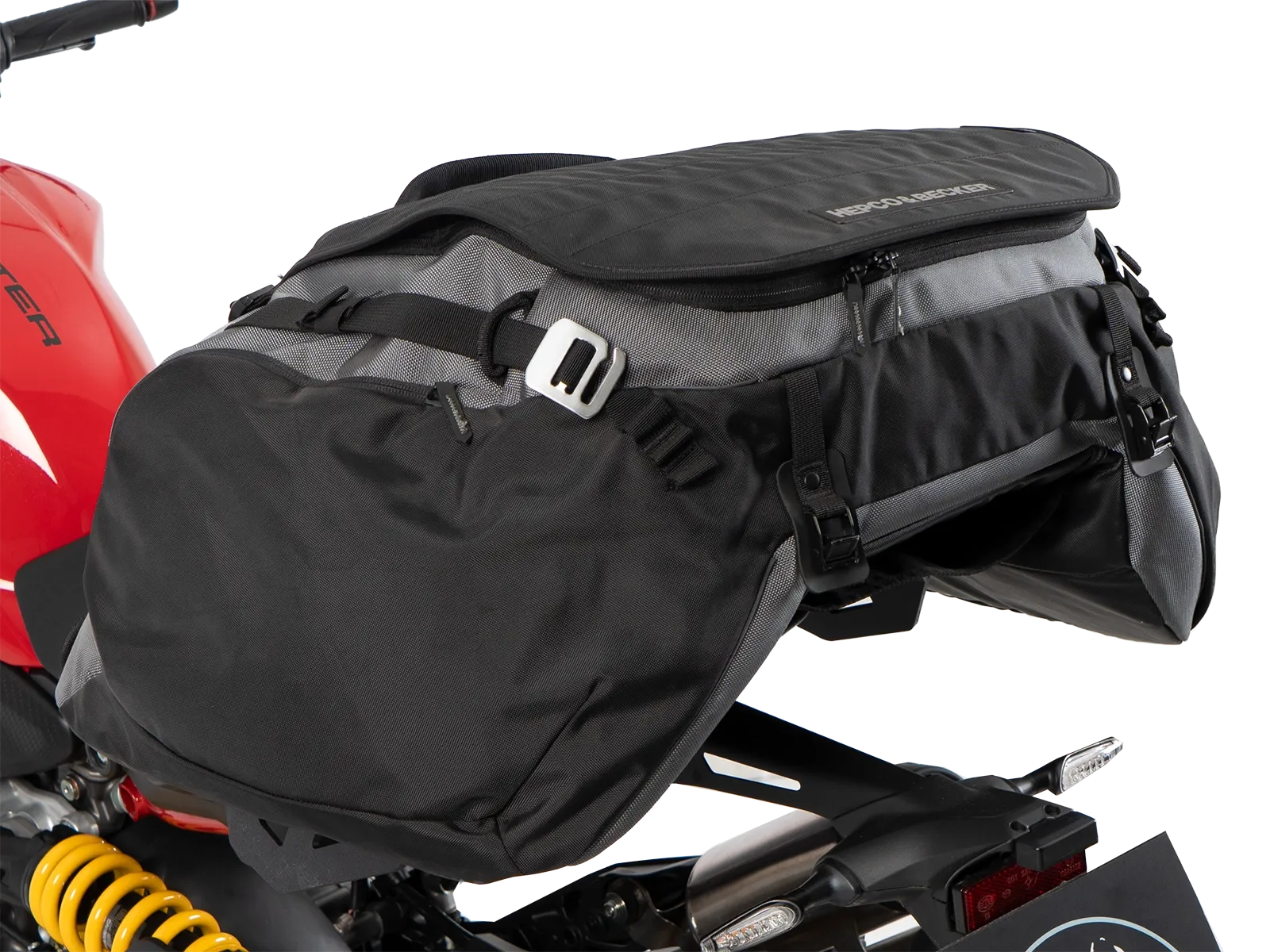 Afstandhouder Luggage Guard zwart voor Ducati Monster 890 / + (26-) Hepco & Becker
