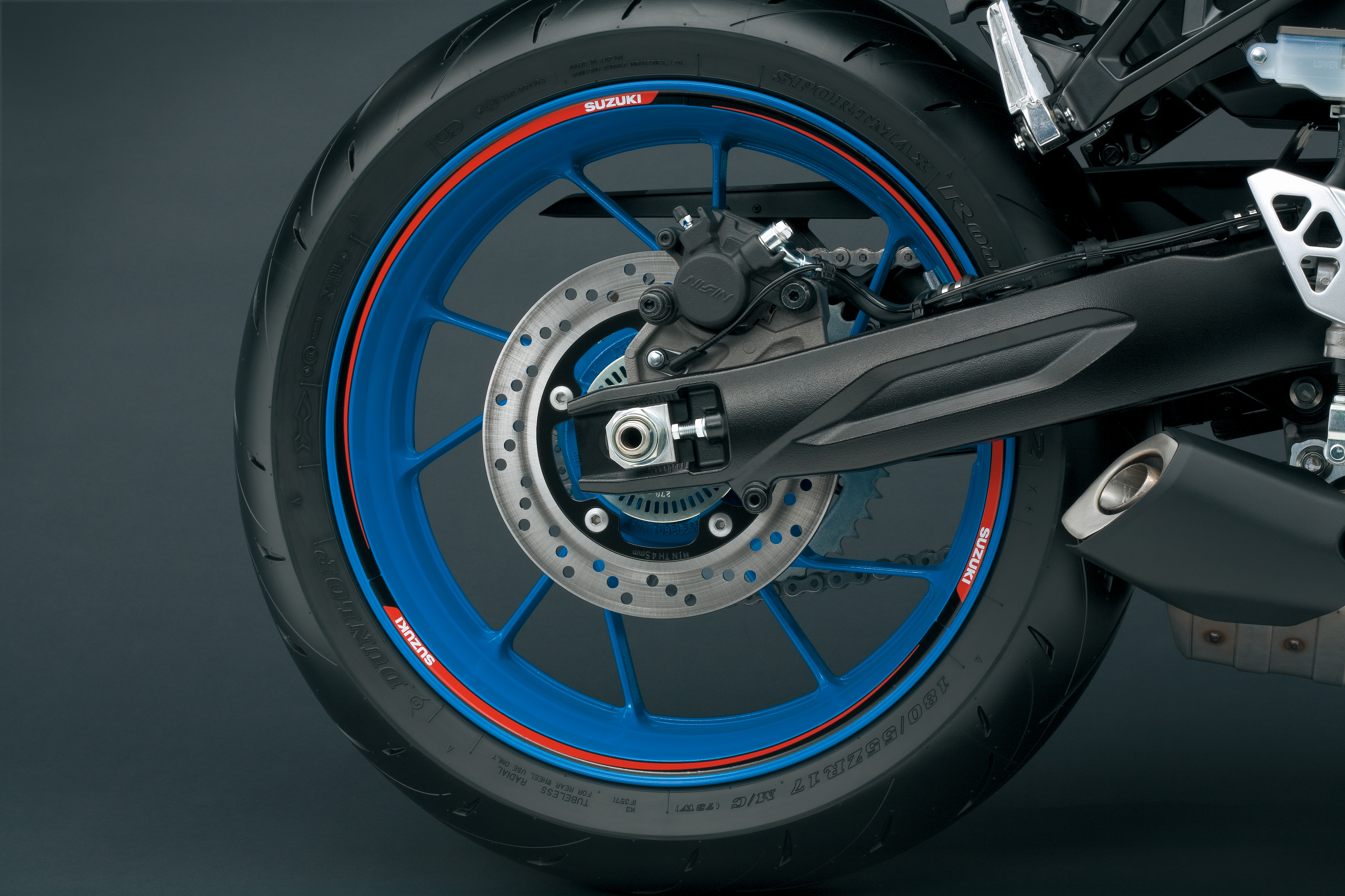 Velgsticker (rood / zwart) Suzuki GSX-8S 2023- Originele Accessoires