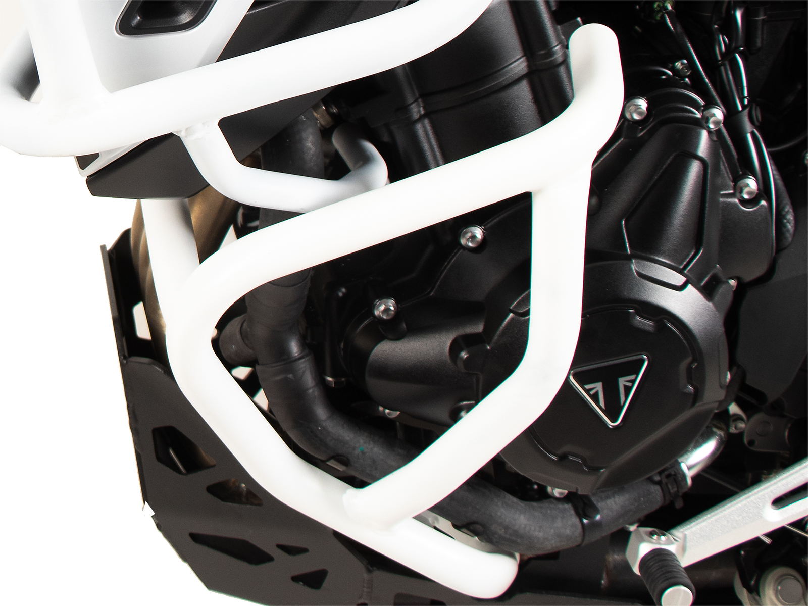 Motorbeschermer wit voor Triumph Tiger 900 Rally Pro (24-) Hepco & Becker