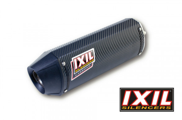 IXIL roestvrijstalen achterdemper HEXOVAL XTREM voor Suzuki GSF 650 (My.07-15) / GSX 650 F (My.08-15)