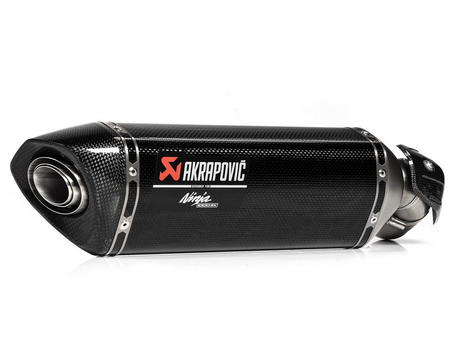 Akrapovič koolstofvezel sportuitlaat voor Kawasaki Ninja 1000 SX (20-24)