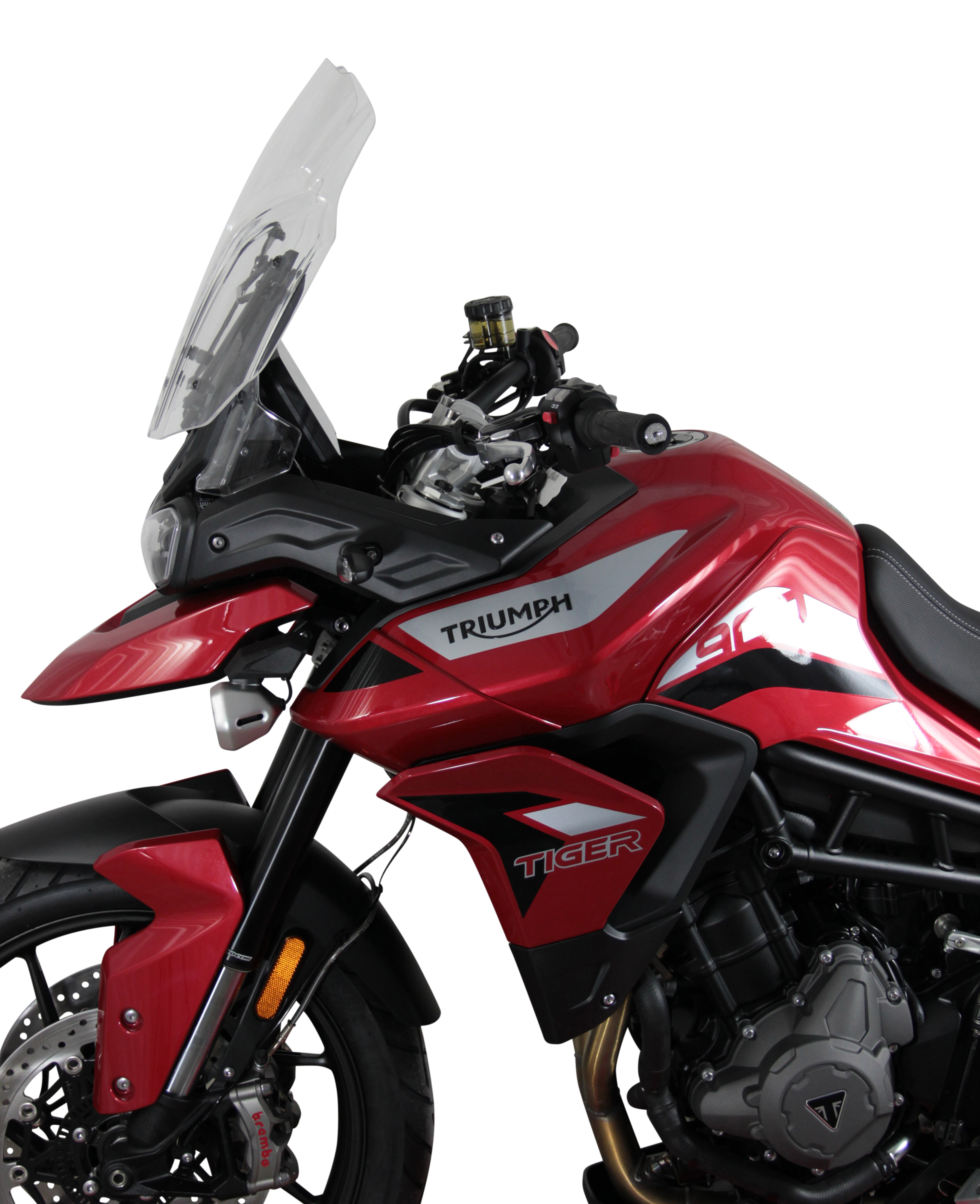 Touring windscherm MRA "TM" voor TRIUMPH TIGER 900 /GT PRO (Bj.19-) - Rookgrijs