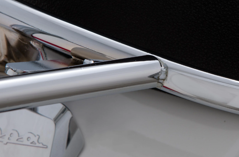 Crashbar zijafdekking voor Vespa LX/LXV/S 50-150cc, chrome