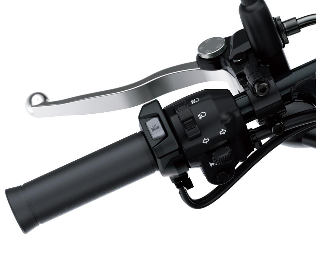 Verwarmde handvaten voor W 800 Street (Bj.19-) Origineel Kawasaki