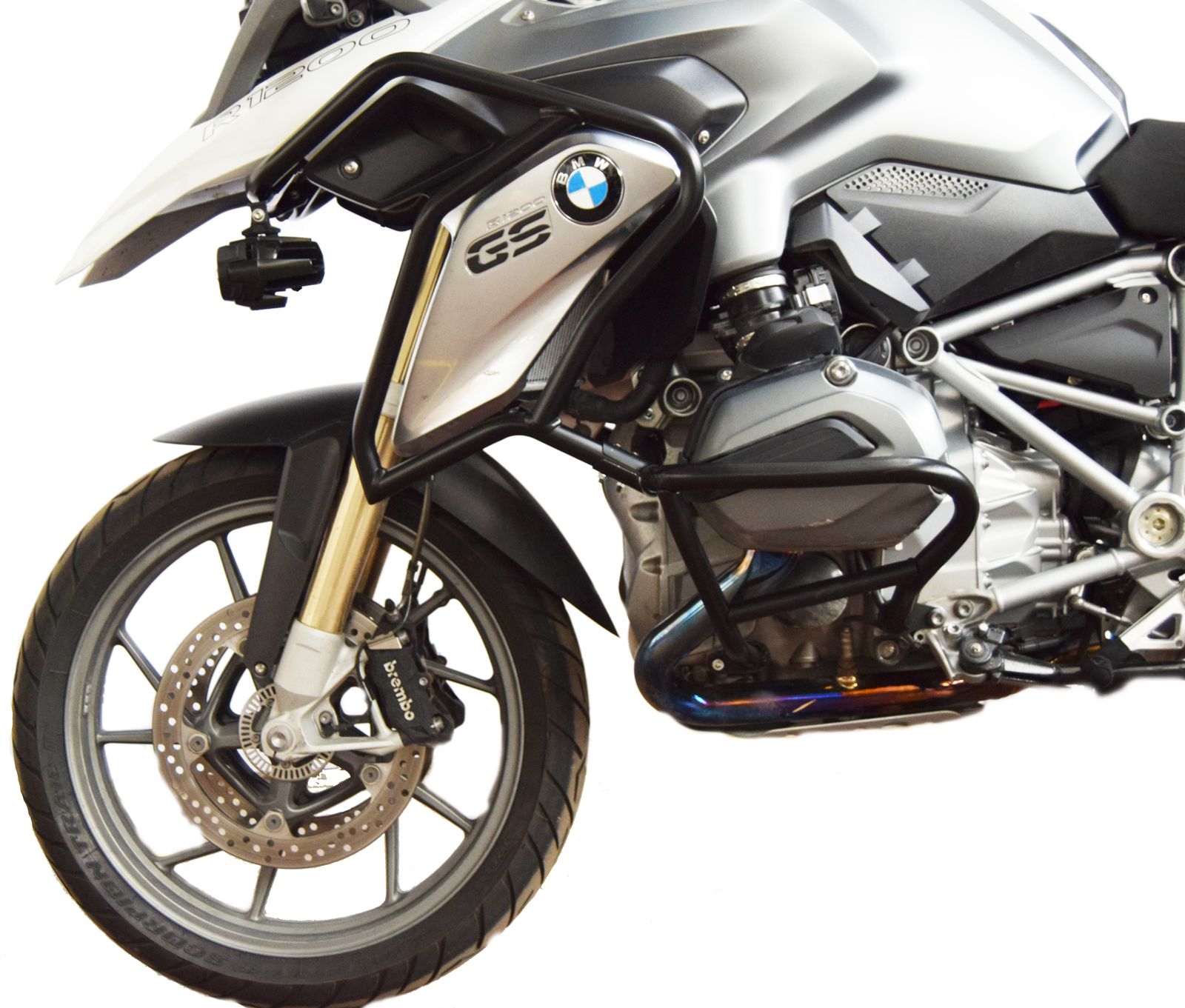 Top valbeugel voor BMW R 1200 GS LC (13-16), paar, zwart