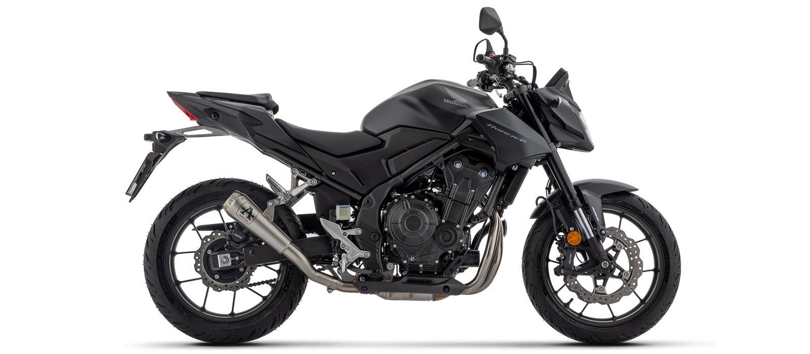 ARROW Uitlaat PRO RACE NiChroom voor Honda NX 500 / CB 500 Hornet (24-)