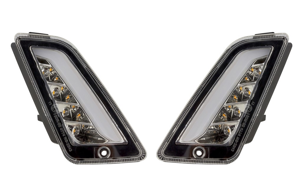 Richtingaanwijzerset links/rechts voor Vespa GTS/GTS Super/GTV 125-300cc ('14-), duidelijk
