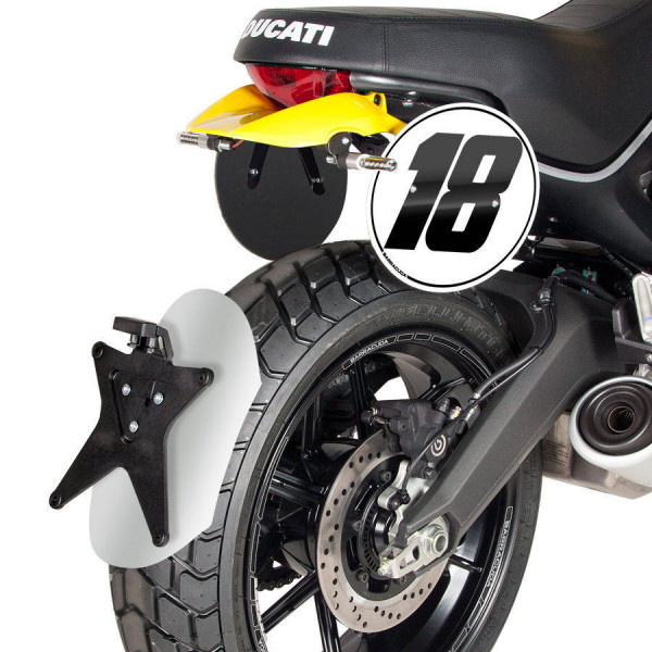 Spatbord voor Ducati Scrambler (14-21) - Barracuda