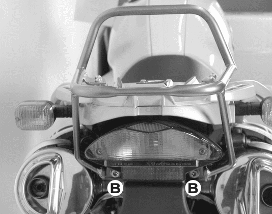 Buisvormig bagagerek Topkoffer drager voor BMW F 650 GS Dakar (04-07)/F 650 GS/G 650 GS (04-07)