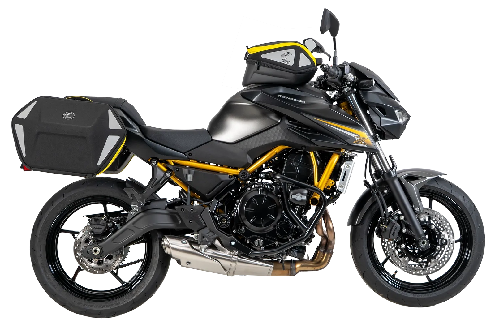 C-Bow zijdrager zwart voor Kawasaki Z 650 S (26-) Hepco & Becker