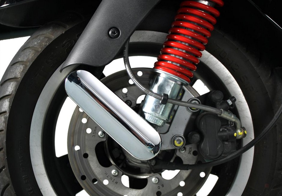 Swingarm afdekking voor Vespa, chroom