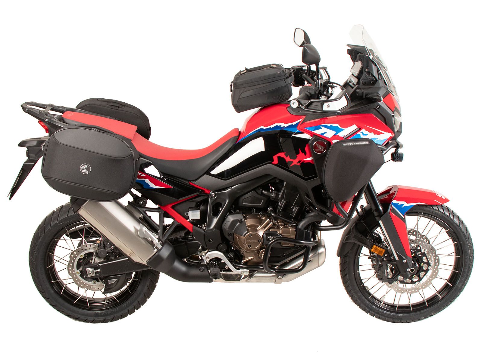 C-Bow zijdrager zwart voor Honda CRF 1100 Africa Twin Adventure Sports (24-) Hepco & Becker