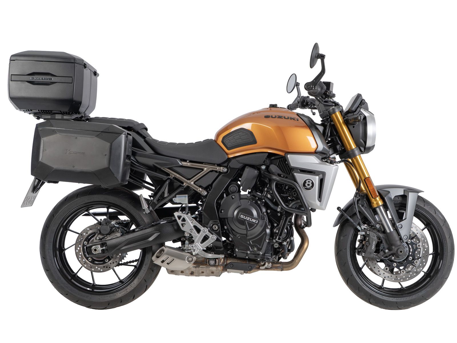 C-Bow zijdrager zwart voor Suzuki GSX-8T (25-) Hepco & Becker