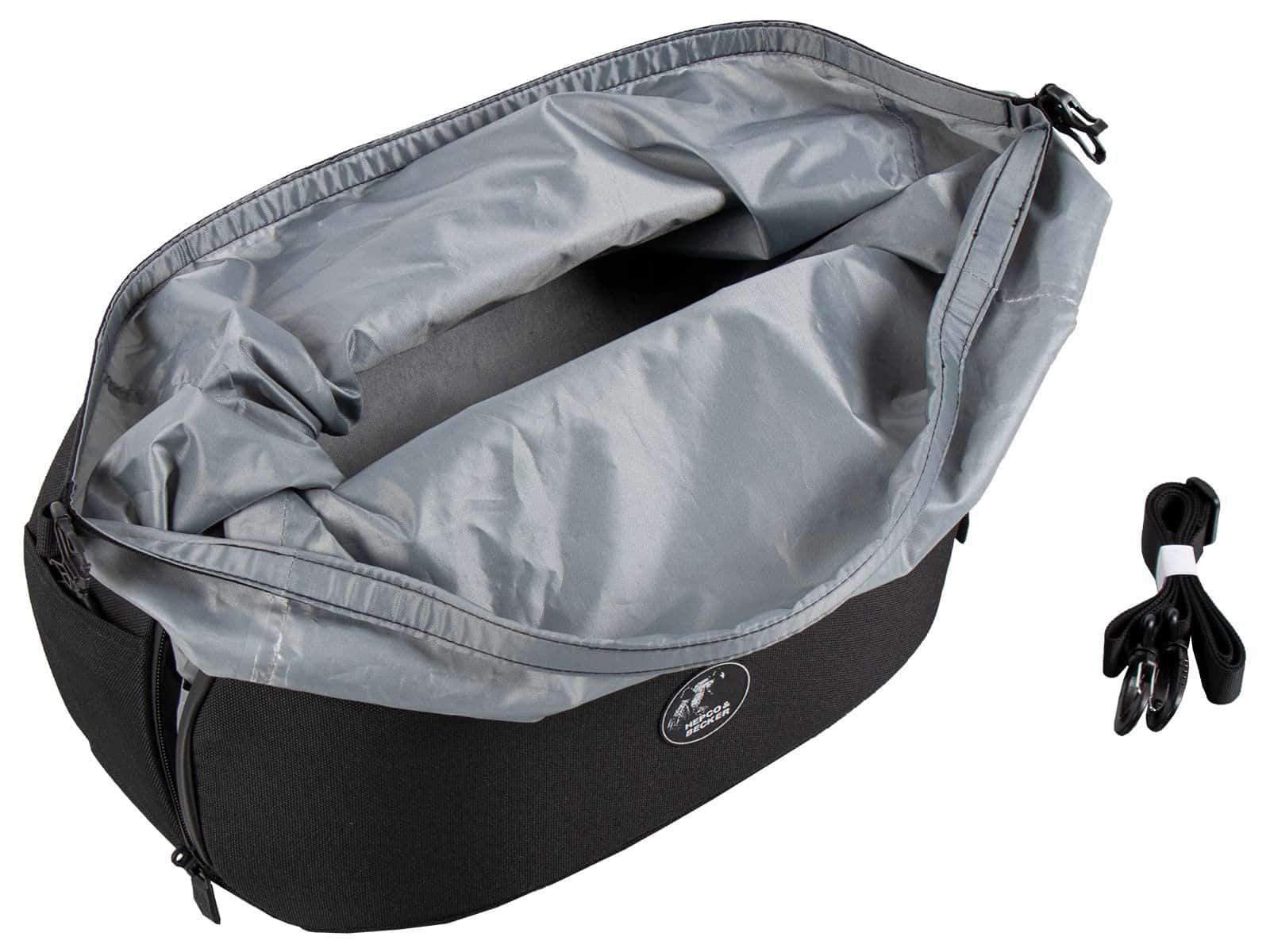 Softbag Street enkele tas zwart voor C-Bow houder Hepco & Becker