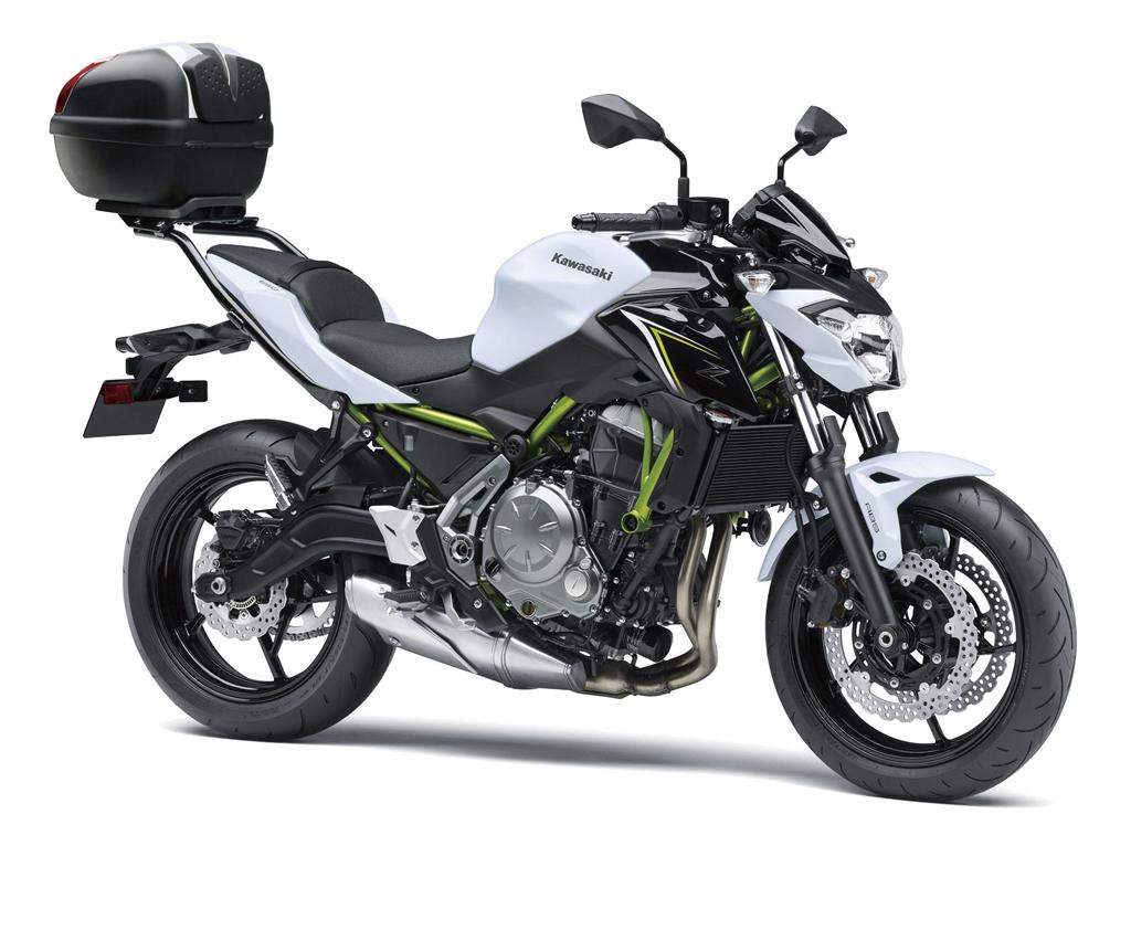Topcase (30L) Incl. draagplaat voor Kawasaki Ninja 650 / Z 650/S / Versys-X 300 Origineel