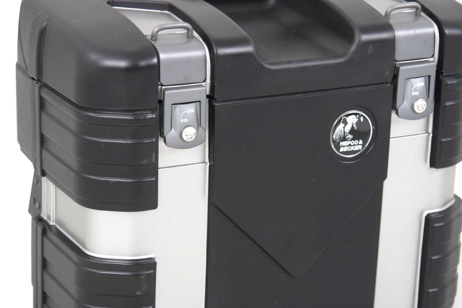 Gobi zijkofferset Black Edition incl. bagagehaak Hepco & Becker