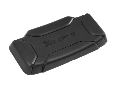 Zwarte rugsteun voor Xcore-topkoffer 40 van Hepco & Becker