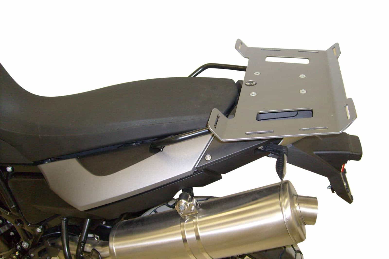 Bagagerek verlenging zilver voor BMW F 650 GS Twin (08-11)/F 700 GS (12-17)/F 800 GS (08-18)