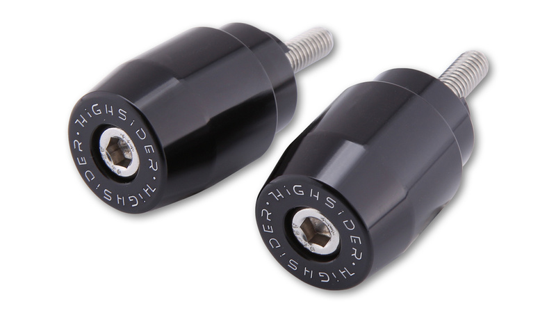 HIGHSIDER pro stuurgewichten zwart M6 Honda (paar)