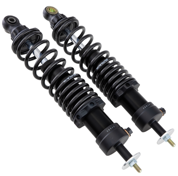 Schokdemper "Black Edition" achteraan voor Vespa GTS/GTS Super/GTV/GT 60/GT/GT L, mat zwart