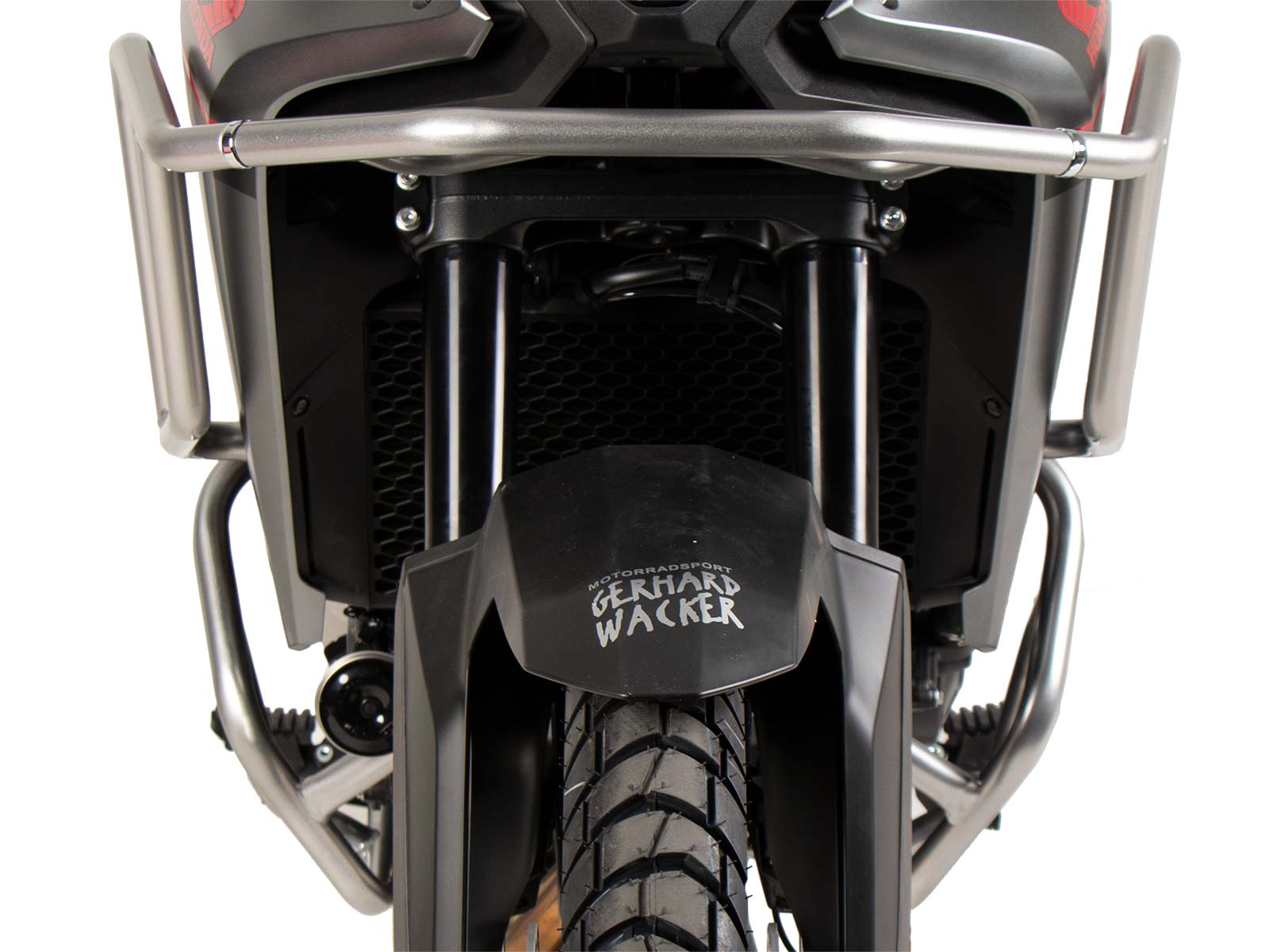 Zilveren motorbeschermbeugel voor Honda XL 750 Transalp (25- ) Hepco & Becker
