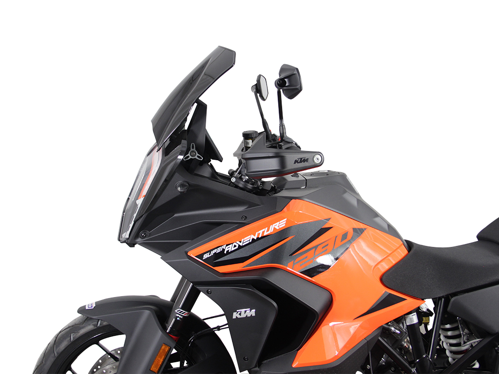MRA touring scherm "TM" zwart voor KTM Superadventure 1290 /S /R 2021-