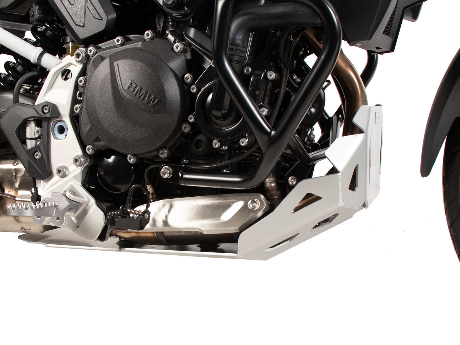 Motorbeschermplaat zilver voor BMW F 900 GS (24-) Hepco & Becker