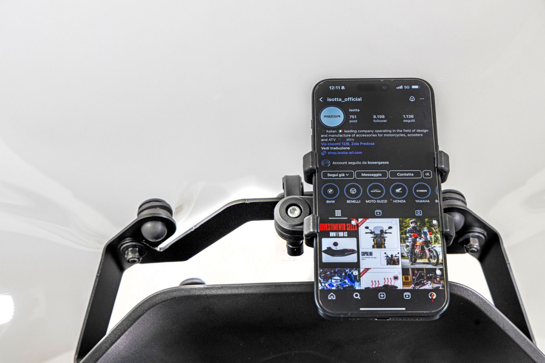Smartphonehouderplaat voor Honda PCX 125 (25-)
