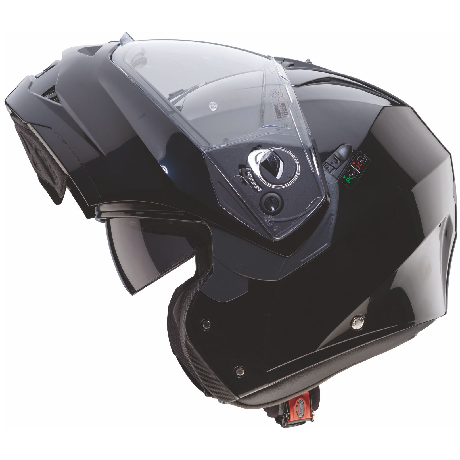 Caberg Helm Duke II Smart, zwart (onbeschilderd)