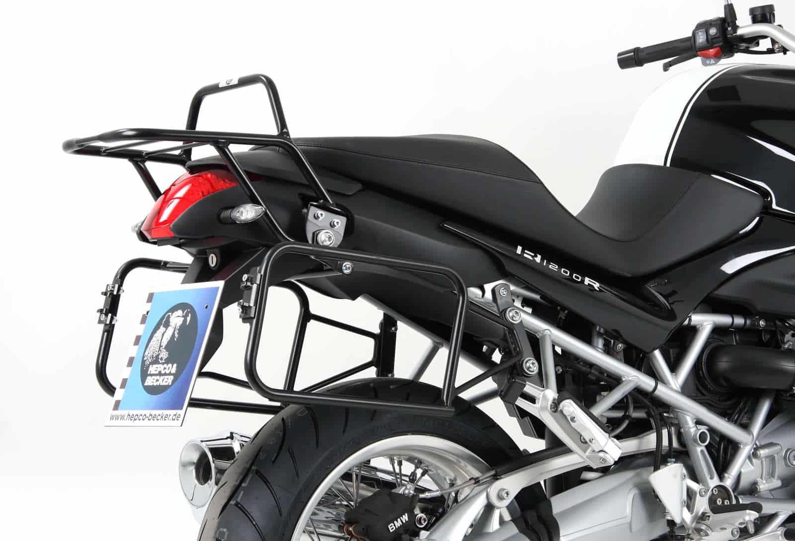 Zijkofferhouder Lock-it zwart voor BMW R 1200 R (11-14) Hepco & Becker