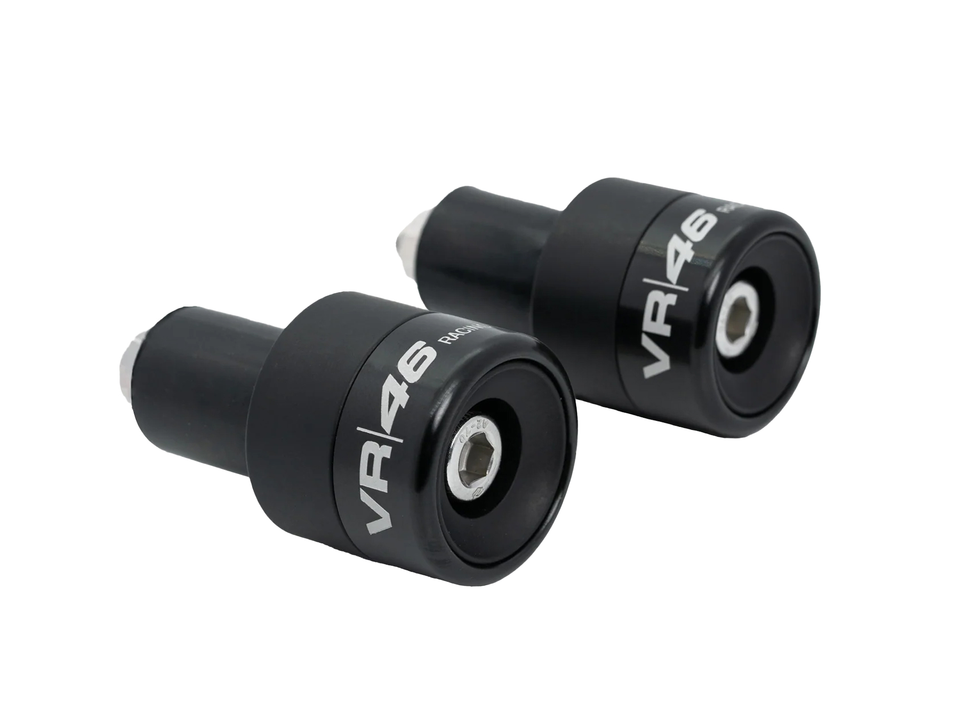 Barracuda VR|46 Racing bar end gewichten universeel zwart